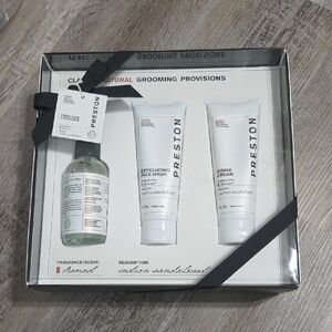 Men's Grooming Cleanser Set - White